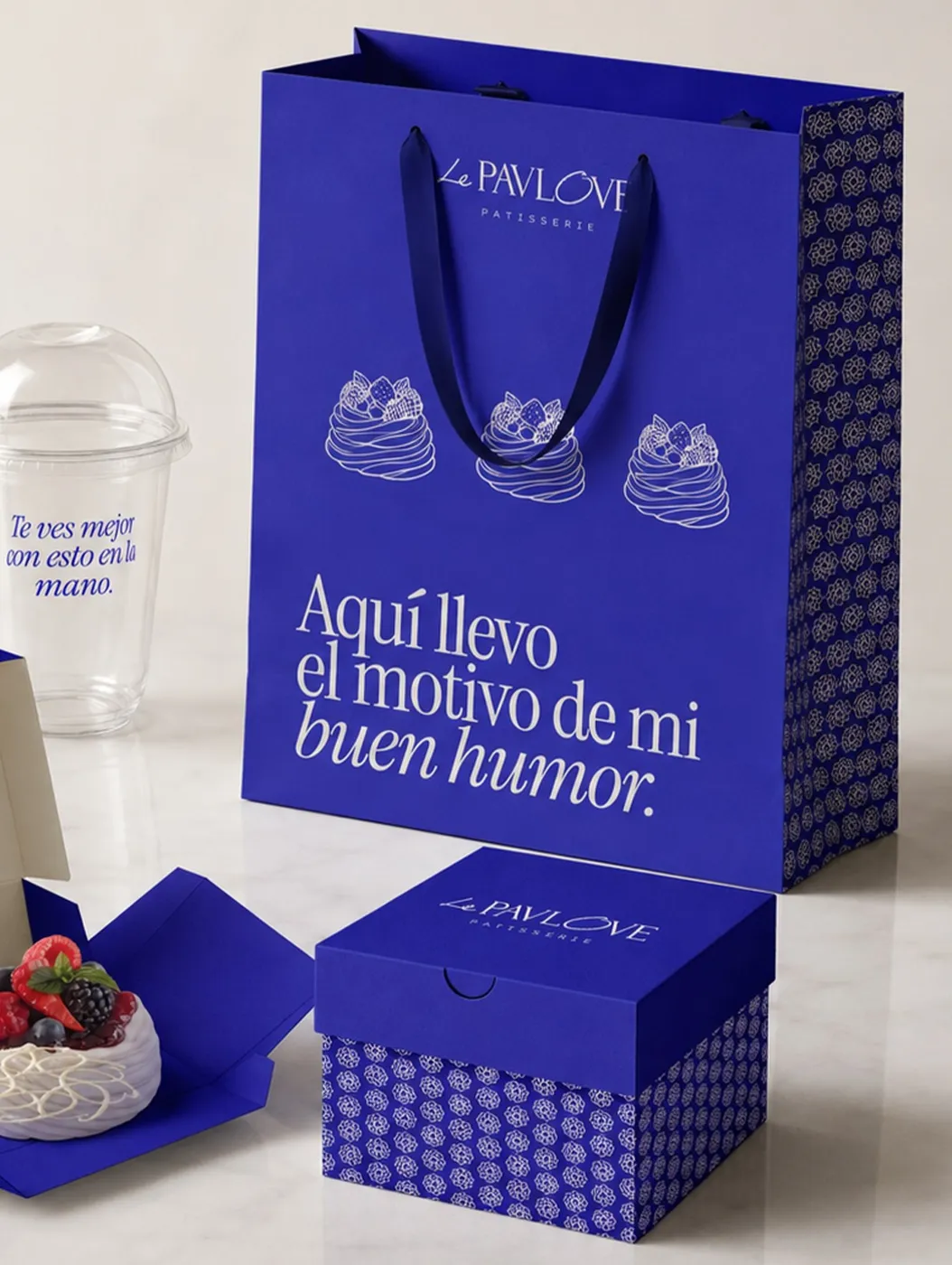 Bolsa azul de Le Pavlove